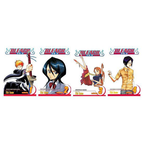 Bleach Volumes 1-4 by Tite Kubo!