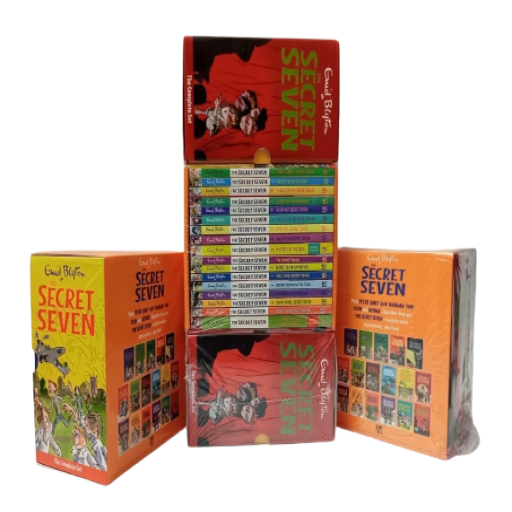 Secret Seven Complete Boxset Of 17 Titles – (Paperback) Enid Blytton