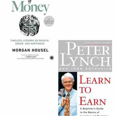 2 BOOK SET  The Psychology of Money + Learn to Earn