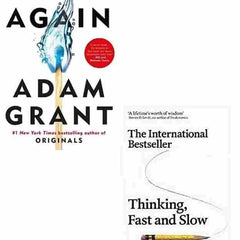 2 book set Think Again + Thinking, Fast and Slow