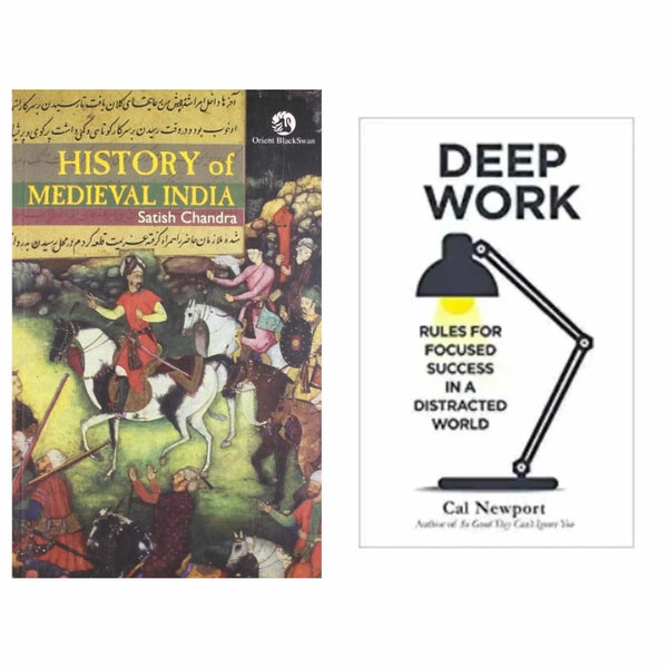 History of Medieval India , Deep Work 2 book set