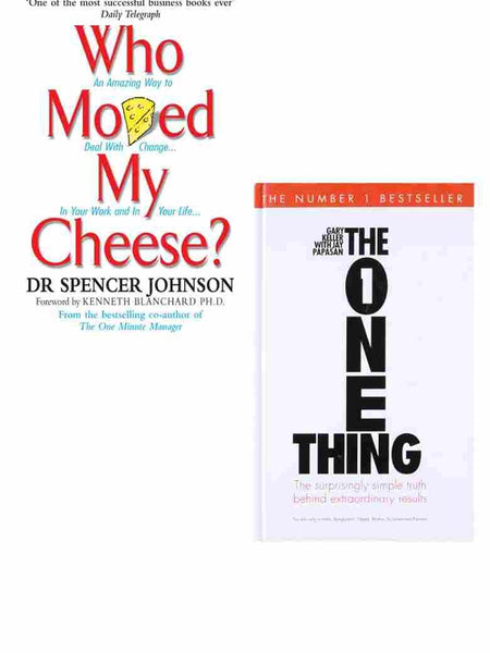 2 BOOK SET Who Moved My Cheese + The One Thing
