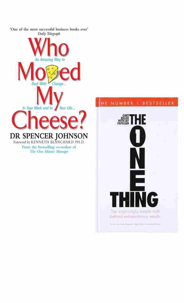 2 BOOK SET Who Moved My Cheese + The One Thing