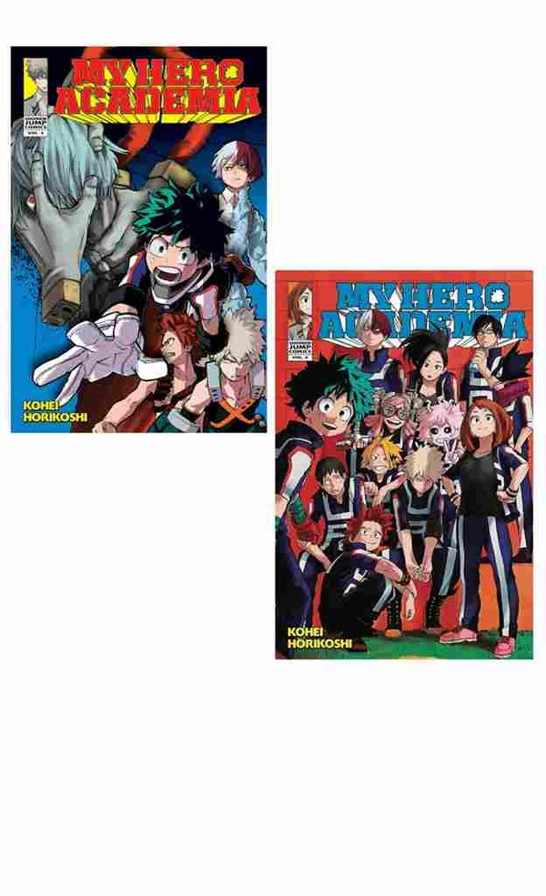 2 Manga Book Set My Hero Academia vol. 3 + My Hero Academia vol.4 (Paperback)