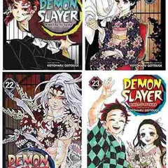 4 book set Demon Slayer vol. 20 + Demon Slayer vol. 21 + Demon Slayer vol. 22 + Demon Slayer vol. 23 (Paperback) - Koyoharu Gotouge