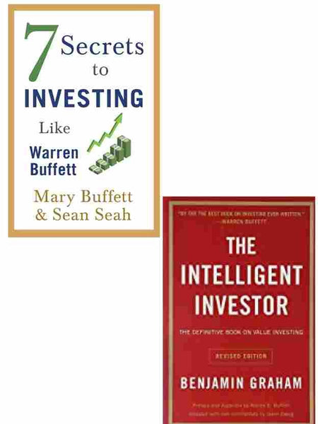 2 Book Set Collection 7 Secrets to Investing Like Warren Buffett + The Intelligent Investor