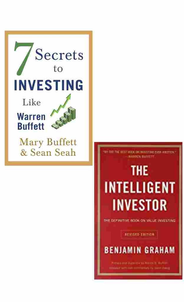 2 Book Set Collection 7 Secrets to Investing Like Warren Buffett + The Intelligent Investor