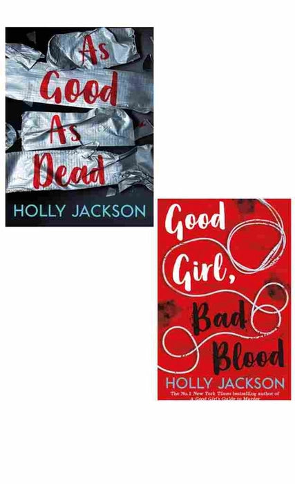 2 book set As Good As Dead + Good Girl, Bad Blood