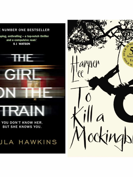2 Book set ( The girl on the train, To kill a mockingbird )