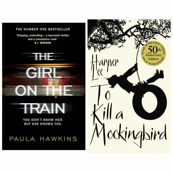 2 Book set ( The girl on the train, To kill a mockingbird )