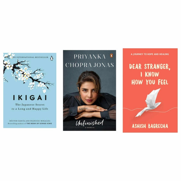 Ikigai, Unfinished, Dear Stranger I Know How You Feel - A Trio of Insightful Books for Self-Discovery and Empathy