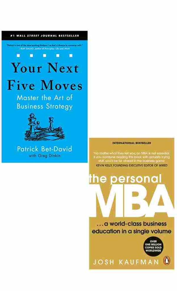 2 Book Set Collection Your Next Five Moves + The Personal MBA