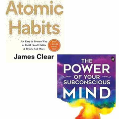 2 Book set Atomic Habits + The Power of Your Subconscious Mind
