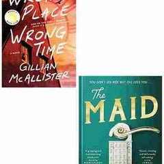 2 Book Set Wrong Place Wrong Time + The Maid