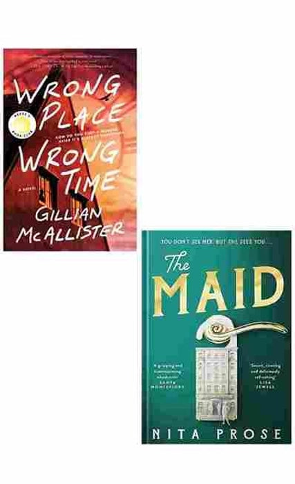 2 Book Set Wrong Place Wrong Time + The Maid