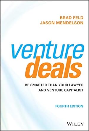 Venture Deals: Book by Brad Feld and Jason Mendelson