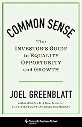 Common Sense by Joel Greenblatt