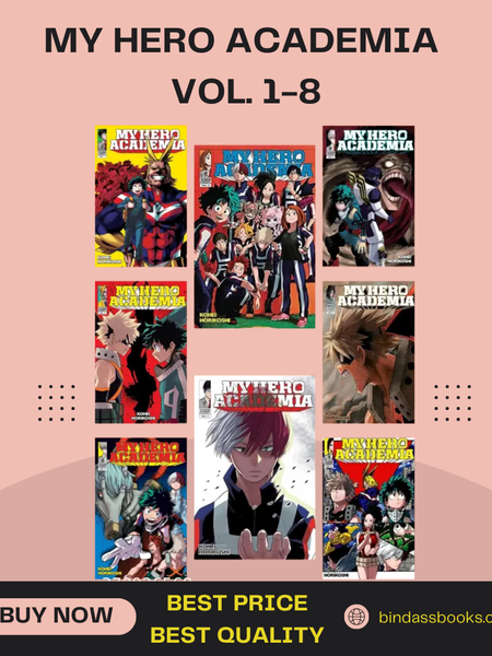 My Hero Academia Vol. 1-8 box set