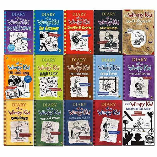 Diary of a Wimpy Kid Boxset: 15 Books Collection by Jeff Kinney