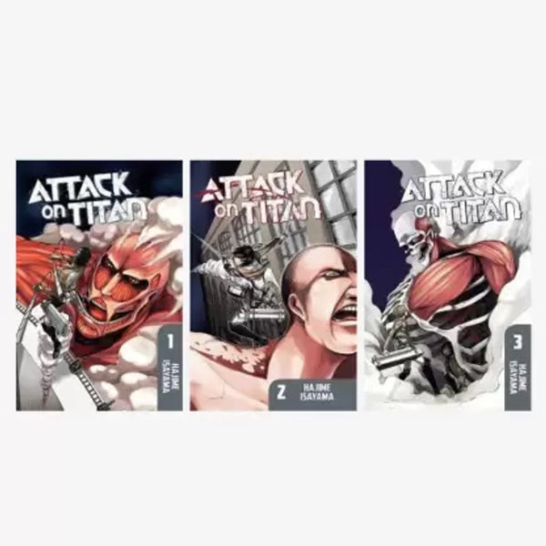 Attack On Titan Vol : 1 & Vol : 2 & Vol : 3 (Paperback, Hajime Isayama)