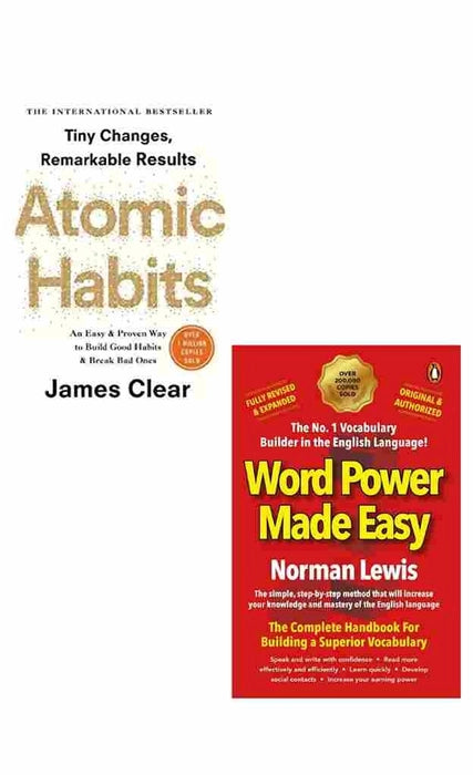 2 BOOK SET Atomic Habits + Word Power Made Easy