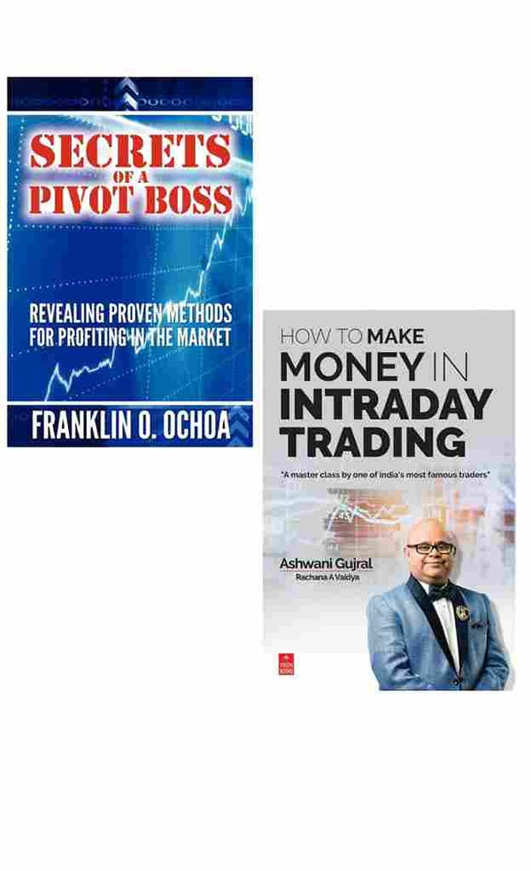 2 Book Set Collection Secrets of a Pivot Boss + How to Make Money in Intraday Trading