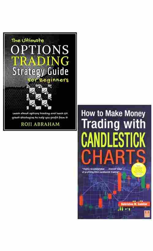 2 Book Set Collection The Ultimate Options Trading Strategy Guide for Beginners + How to Make Money Trading with Candlestick Charts