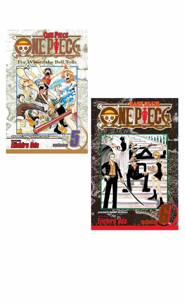 2 BOOK SET One Piece Vol. 05 + One Piece Vol. 06 (Paperback) - Eiichiro Oda