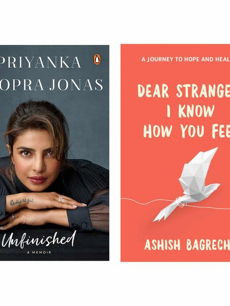 Unfinished , Dear Stranger I know how you feel 2 book set