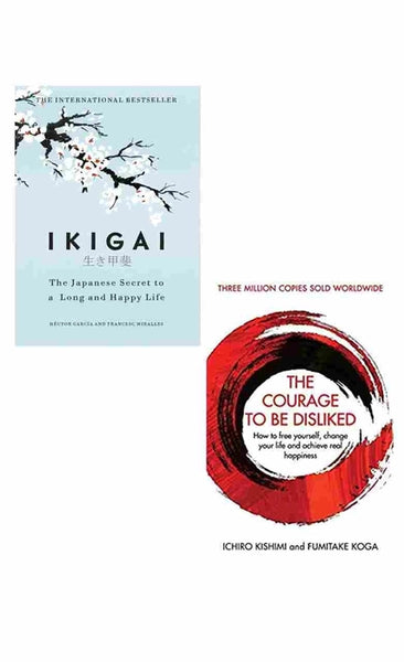 2 book set  ikigai + The Courage To Be Disliked