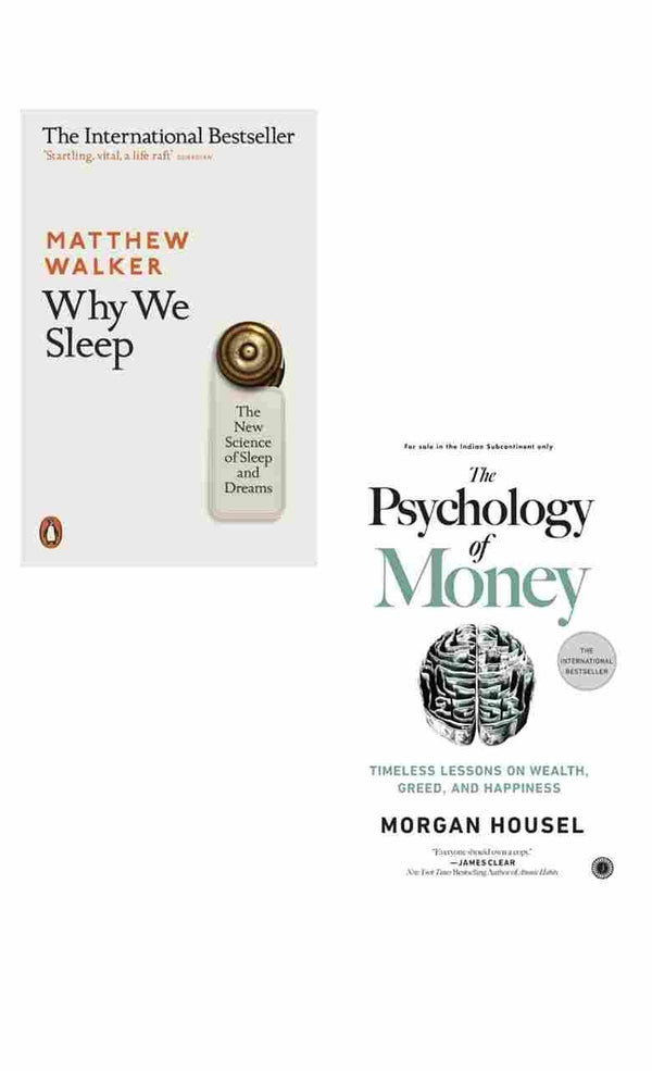 2 book set Why We Sleep + The Psychology of Money