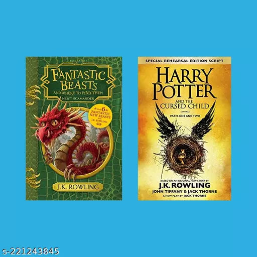 2 Book Set Collection the Cursed Child + Fantastic Beasts and Where to Find Them