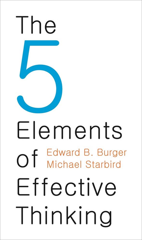 5 Elements of Effective Thinking by Edward B. Burger – Bindass Books