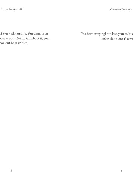 Pillow Thoughts II by Courtney Peppernell