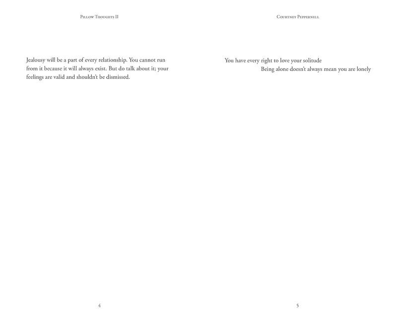 Pillow Thoughts II by Courtney Peppernell