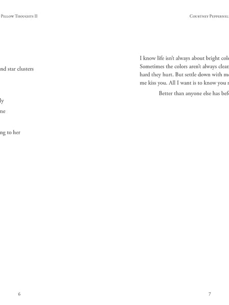 Pillow Thoughts II by Courtney Peppernell
