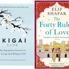 2 Book set ( Ikigai , Forty rules of love )