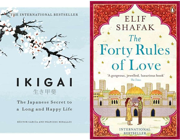 2 Book set ( Ikigai , Forty rules of love )