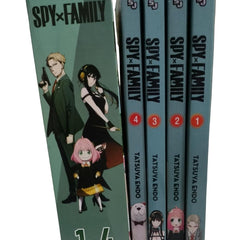 GBDOOKS Spy X Family Volumes 1 - 4 Books Set Collection Set By Tatsuya Endo Manga Spy x Family, Vol. 1 to 4 (Spy x Family Volume 1-4 BOX SET) by SPY FAMILY