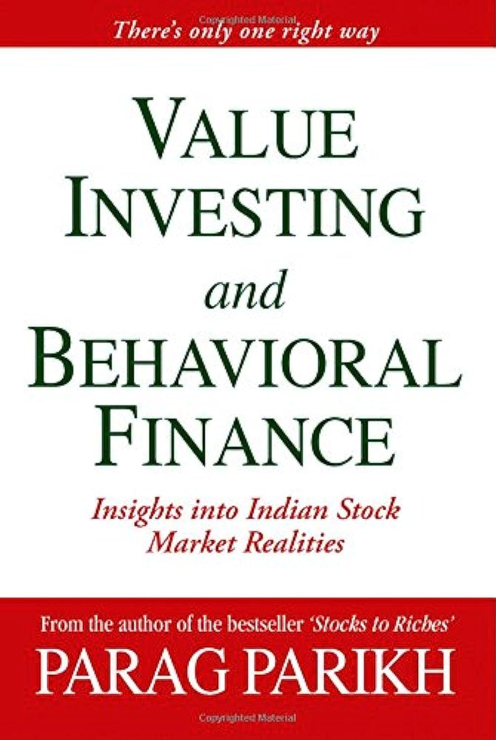 Value Investing And Behavioral Finance Book by Parag Parikh