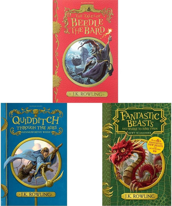 The Magical Companion Set: Quidditch, Fantastic Beasts, Beedle the Bard (3-Book Collection) by J.K. Rowling