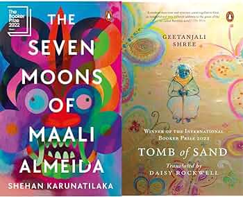 2 Book Set Collection The Seven Moons of Maali Almeida + Tomb of Sand