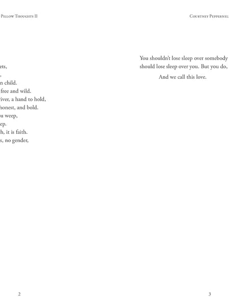 Pillow Thoughts II by Courtney Peppernell