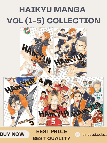 (Combo) Haikyu Manga Vol (1-5) Collection By Haruichi Furudate 5 Books Bundle (Paperback)