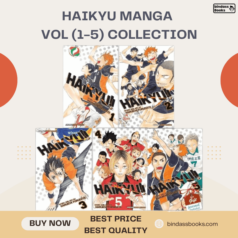 (Combo) Haikyu Manga Vol (1-5) Collection By Haruichi Furudate 5 Books Bundle (Paperback)