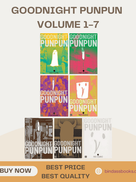 Goodnight Punpun Volume 1-7 Collection 7 Books Set By Inio Asano