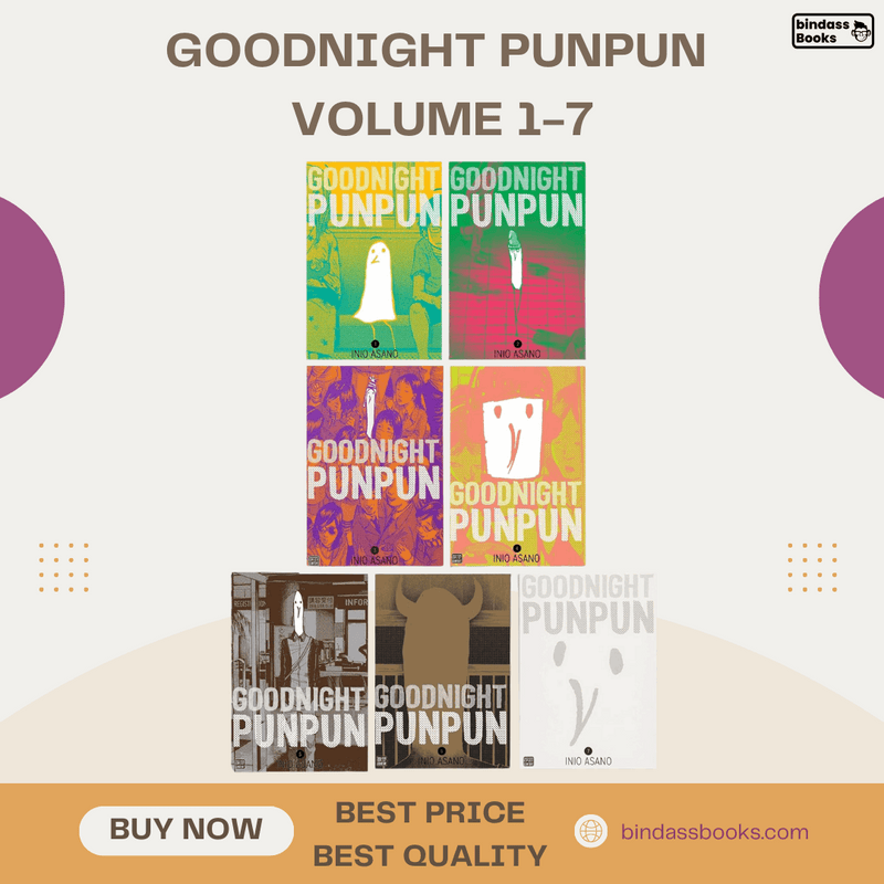 Goodnight Punpun Volume 1-7 Collection 7 Books Set By Inio Asano