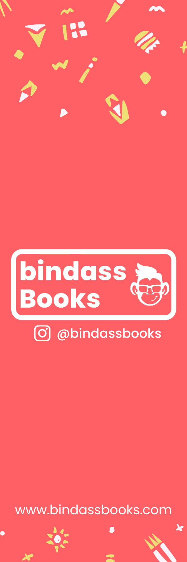 Bindass Books Exclusive Bookmarks Pack of 4