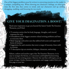 The Emotion Thesaurus: A Writer's Guide to Character Expression by Angela Ackerman and Becca Puglisi