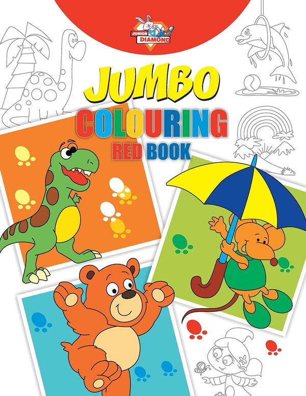 Jumbo Colouring Red Book-4  by Priyanka Verma